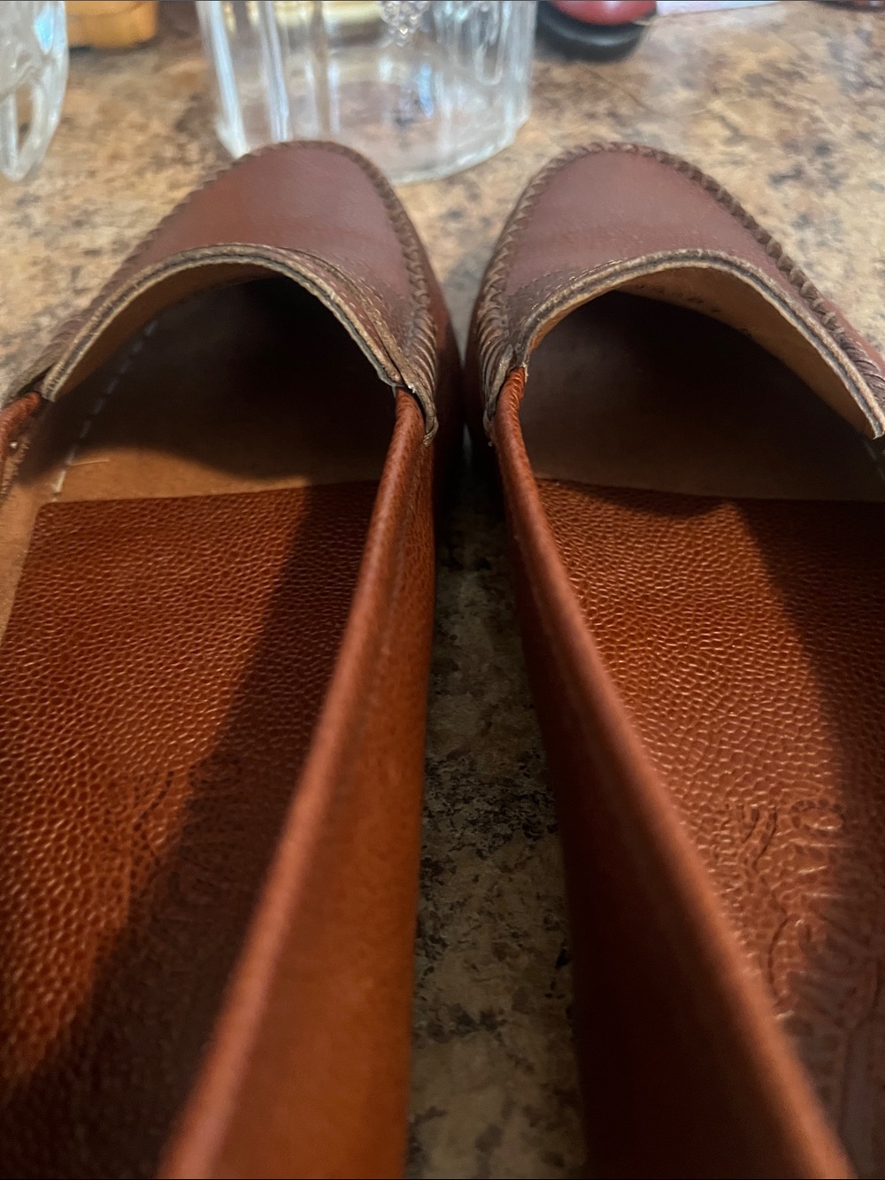 Salvatore Ferragamo Made in Italy men’s cognac penny loafers shoes size 10D. - Picture 9 of 13